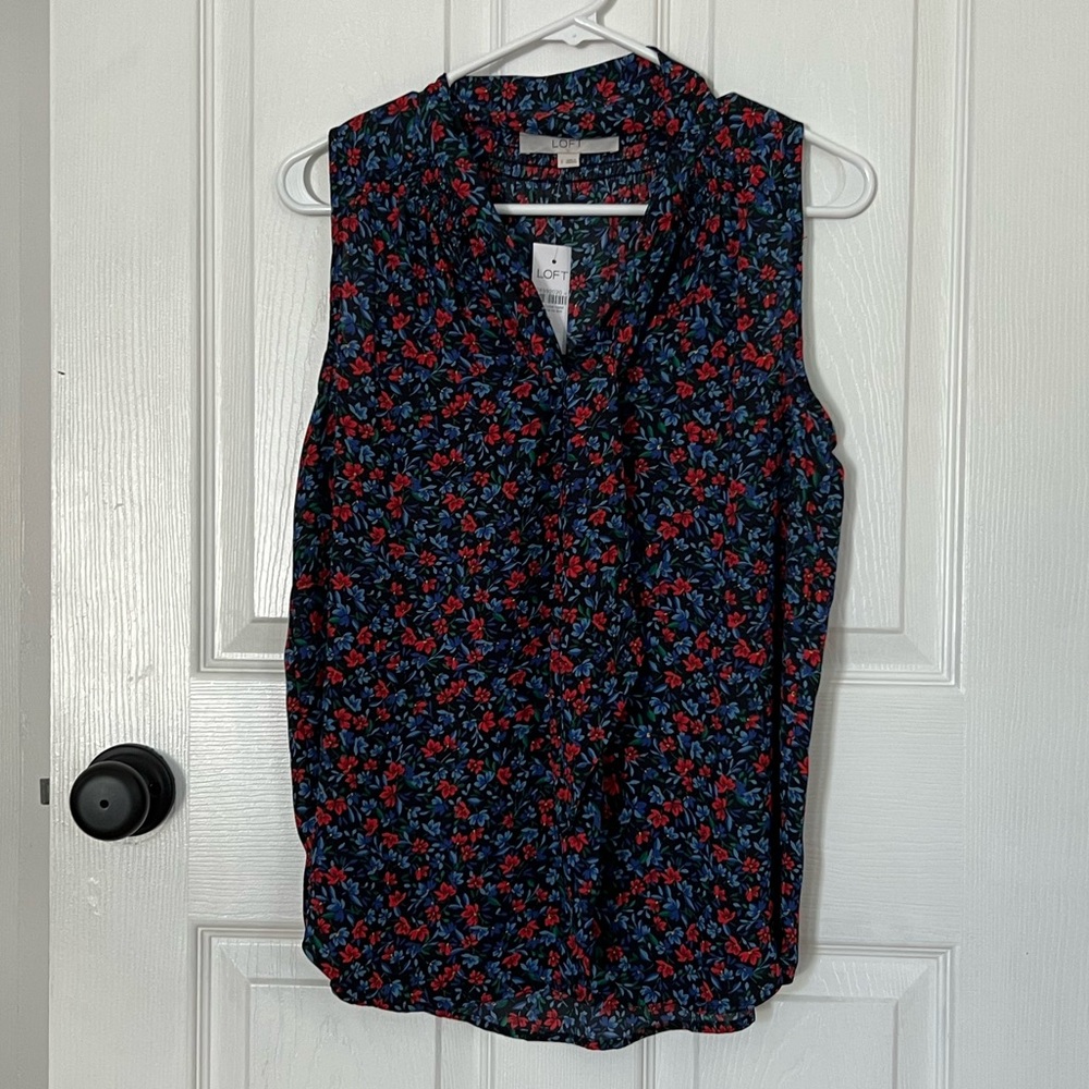 NWT - Loft Sleeveless Blouse
